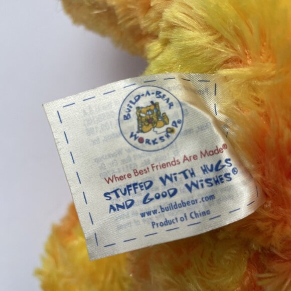 Build-A-Bear Four Seasons 15" Autumn Bear with Maple Leaf Sparkly Orange Fur - Picture 5 of 8